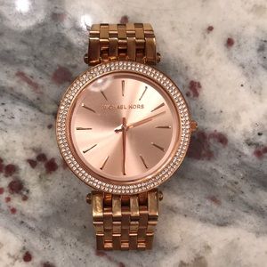 Michael Kors rose gold watch